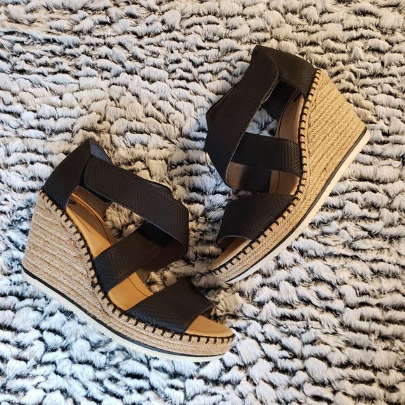 Dr. Scholl's Shoes - Dr. Scholl's Vacay Wedge Sandals Black Women's 8